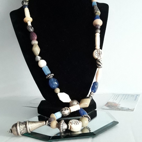 👑Vintage😲Native American Necklace - Picture 1 of 8